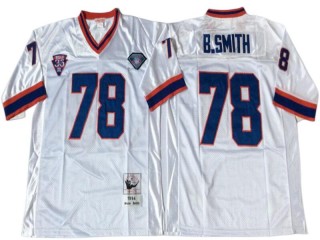 M&N Buffalo Bills #78 Bruce Smith White 1994 Legacy Jersey
