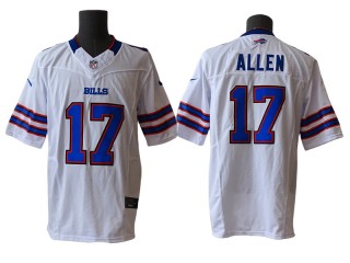 Buffalo Bills #17 Josh Allen White Vapor F.U.S.E. Limited Jersey