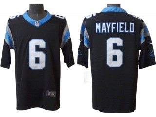 Carolina Panthers #6 Baker Mayfield Black Vapor Limited Jersey