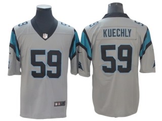 Carolina Panthers #59 Luke Kuechly Silver Inverted Legend Jersey