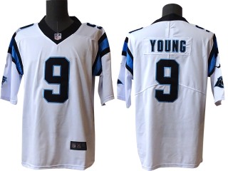 Carolina Panthers #9 Bryce Young White Vapor Limited Jersey