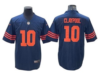 Chicago Bears #10 Chase Claypool Navy Alternate Vapor Limited Jersey