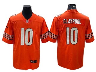 Chicago Bears #10 Chase Claypool Orange Vapor Limited Jersey