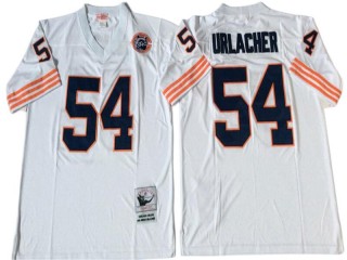 M&N Chicago Bears #54 Brian Urlacher White Legacy Jersey-Big Number