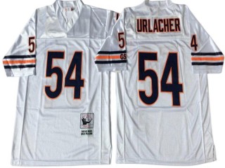 M&N Chicago Bears #54 Brian Urlacher White Legacy Jersey-Small Number