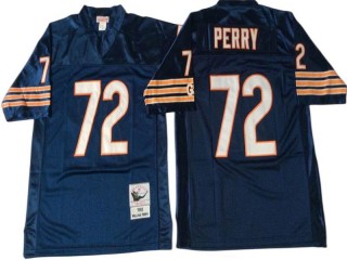 M&N Chicago Bears #72 William Perry Navy Legacy Jersey-Small Number