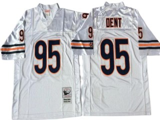 M&N Chicago Bears #95 Richard Dent White Legacy Jersey-Small Number