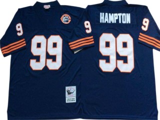 M&N Chicago Bears #99 Dan Hampton Navy Legacy Jersey-Big Number