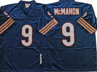 M&N Chicago Bears #9 Jim McMahon Navy Legacy Jersey