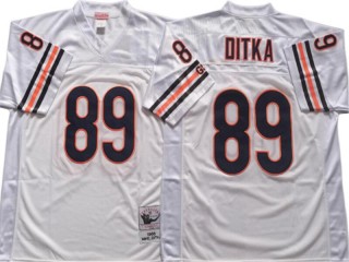 M&N Chicago Bears #89 Mike Ditka White Legacy Jersey