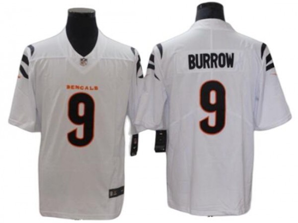 Cincinnati Bengals #9 Joe Burrow White Vapor Limited Jersey 