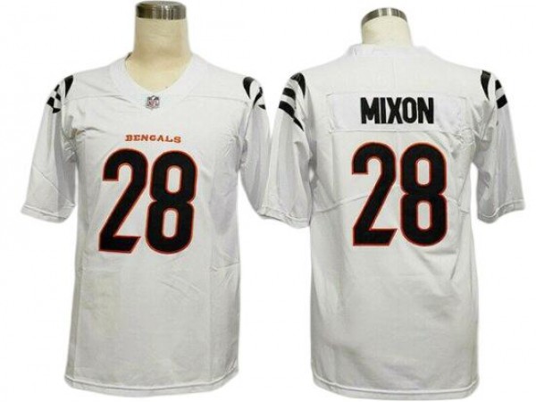 Cincinnati Bengals #28 Joe Mixon White Vapor Limited Jersey
