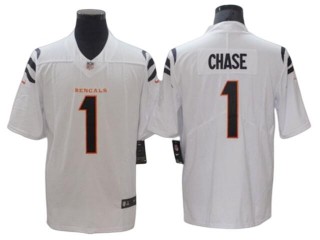Cincinnati Bengals #1 Ja'Marr Chase White Vapor Limited Jersey 