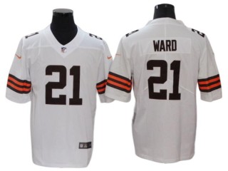 Cleveland Browns #21 Denzel Ward White Vapor Untouchable Jersey