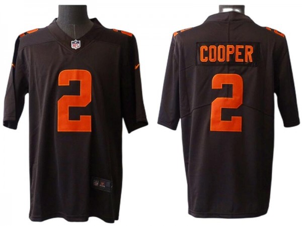 Cleveland Browns #2 Amari Cooper Brown Alternate Vapor Limited Jersey