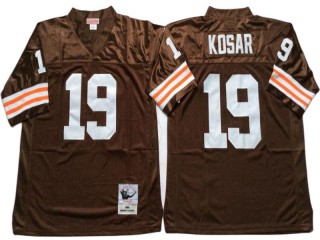 M&N Cleveland Browns #19 Bernie Kosar Brown Legacy Jersey