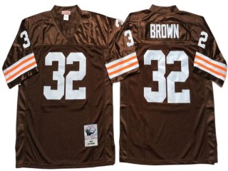 M&N Cleveland Browns #32 Jim Brown Brown Legacy Jersey