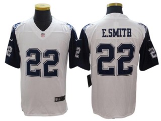 Dallas Cowboys #22 Emmitt Smith White Color Rush Vapor Limited Jersey