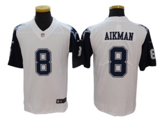 Dallas Cowboys #8 Troy Aikman White Color Rush Vapor Limited Jersey