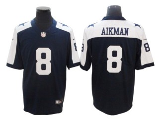 Dallas Cowboys #8 Troy Aikman Navy Alternate Vapor Limited Jersey