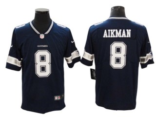 Dallas Cowboys #8 Troy Aikman Navy Vapor Untouchable Limited Jersey