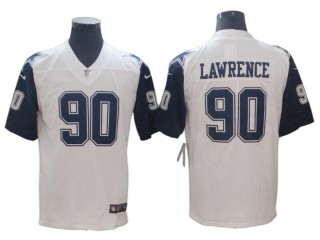 Dallas Cowboys #90 DeMarcus Lawrence White Color Rush Vapor Limited Jersey