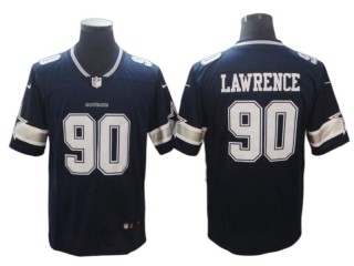 Dallas Cowboys #90 DeMarcus Lawrence Navy Vapor Untouchable Limited Jersey