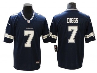 Dallas Cowboys #7 Trevon Diggs Navy Vapor Untouchable Limited Jersey