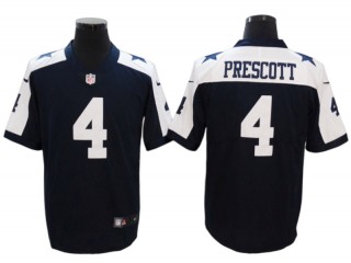 Dallas Cowboys #4 Dak Prescott Navy Alternate Vapor Limited Jersey