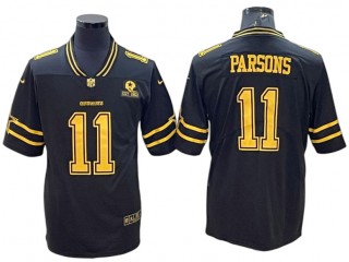 Dallas Cowboys #11 Micah Parsons 2022 Black Gold Vapor Limited Jersey