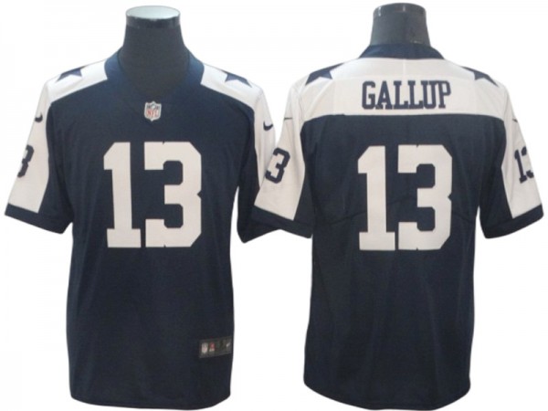 Dallas Cowboys #13 Michael Gallup Navy Alternate Vapor Limited Jersey