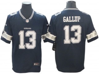 Dallas Cowboys #13 Michael Gallup Navy Vapor Untouchable Limited Jersey