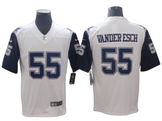 Dallas Cowboys #55 Leighton Vander Esch White Color Rush Vapor Limited Jersey