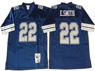 M&N Dallas Cowboys #22 Emmitt Smith Navy 1994 Legacy Jersey