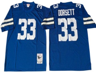 M&N Dallas Cowboys #33 Tony Dorsett Blue Legacy Jersey
