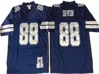 M&N Dallas Cowboys #88 Michael Irvin Navy 1984 Legacy Jersey