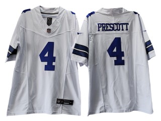 Dallas Cowboys #4 Dak Prescott White Vapor F.U.S.E. Limited Jersey