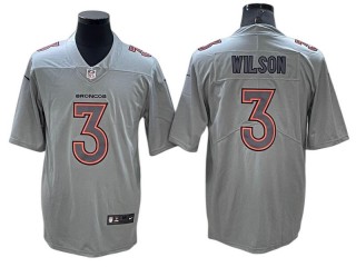 Denver Broncos #3 Russell Wilson Gray Atmosphere Jersey