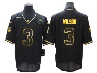Denver Broncos #3 Russell Wilson Salute To Service Limited Jersey