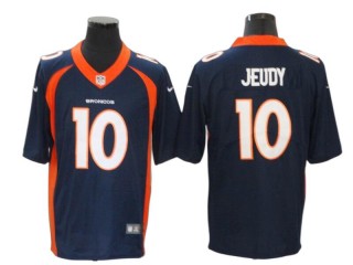 Denver Broncos #10 Jerry Jeudy Navy Vapor Untouchable Limited Jersey