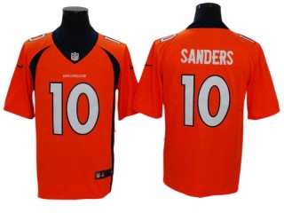 Denver Broncos #10 Jerry Jeudy Orange Vapor Untouchable Limited Jersey