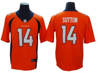 Denver Broncos #14 Courtland Sutton Orange Vapor Untouchable Limited Jersey