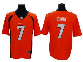 Denver Broncos #7 John Elway Orange Vapor Untouchable Limited Jersey