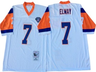 M&N Denver Broncos #7 John Elway White 1994 Legacy Jersey