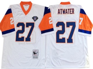 M&N Denver Broncos #27 Steve Atwater White 1994 Legacy Jersey