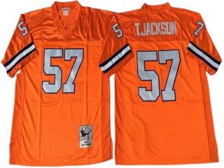 M&N Denver Broncos #57 Tom Jackson Orange 1977 Legacy Jersey