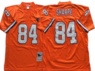 M&N Denver Broncos #84 Shannon Sharpe Orange Legacy Jersey