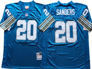 M&N Detroit Lions #20 Barry Sanders Light Blue 1996 Legacy Jersey