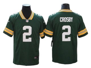 Green Bay Packers #2 Mason Crosby Green Vapor Untouchable Jersey