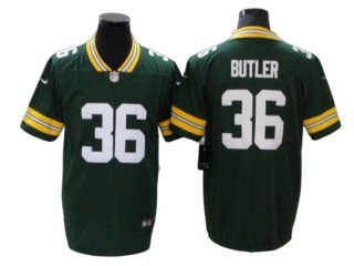 Green Bay Packers #36 LeRoy Butler Green Vapor Limited Jersey